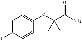 2-(4-FLUOROPHENOXY)-2-METHYLPROPANAMIDE Struktur