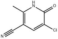 5-Chloro-2-methyl-6-oxo-1,6-dihydro-pyridine-3-carbonitrile Struktur