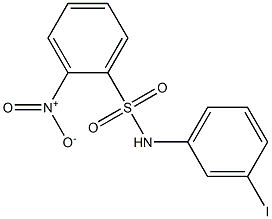 N-(3-Iodophenyl)-2-nitrobenzenesulfonamide, 97% Struktur