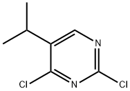 2,4-Dichloro-5-(propan-2-yl)pyrimidine Struktur