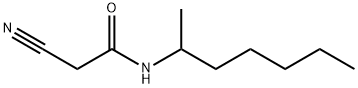 2-CYANO-N-(HEPTAN-2-YL)ACETAMIDE Struktur