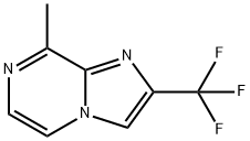 8-METHYL-2-(TRIFLUOROMETHYL)IMIDAZO[1,2-A]PYRAZINE Struktur