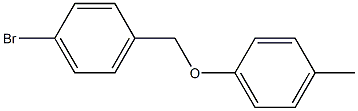 1-bromo-4-[(4-methylphenoxy)methyl]benzene Struktur