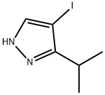 4-Iodo-3-isopropyl-1H-pyrazole Struktur