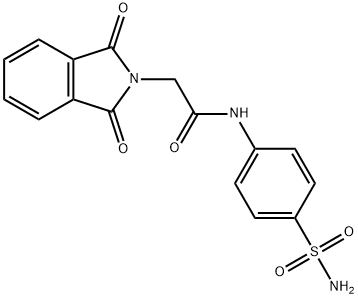 2-(1,3-dioxoisoindolin-2-yl)-N-(4-sulfamoylphenyl)acetamide Struktur