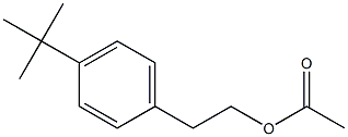 4-(TERT-BUTYL)PHENETHYL ACETATE Struktur