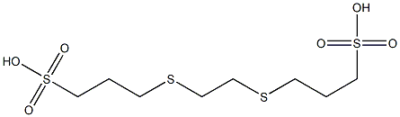 1-Propanesulfonic acid, 3,3'-[1,2-ethanediylbis(thio)]bis- Struktur