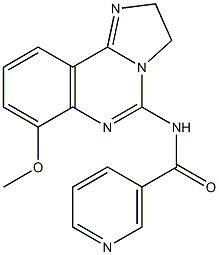 N-(7-Methoxy-2,3-dihydro-imidazo[1,2-c]quinazolin-5-yl)-nicotinamide Struktur