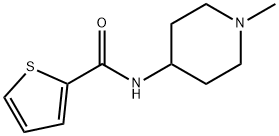 N-(1-methylpiperidin-4-yl)thiophene-2-carboxamide Struktur