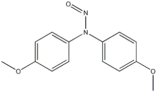 Benzenamine,4-methoxy-N-(4-methoxyphenyl)-N-nitroso- Struktur