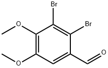 2,3-Dibromo-4,5-dimethoxy-benzaldehyde Struktur