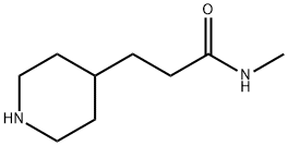 N-Methyl-3-piperidin-4-yl-propionamide Struktur