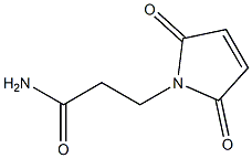 1H-Pyrrole-1-propanamide, 2,5-dihydro-2,5-dioxo- Struktur