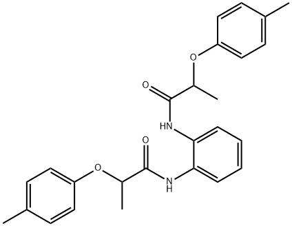 N,N'-1,2-phenylenebis[2-(4-methylphenoxy)propanamide] Struktur