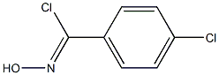 4-CHLORO-N-HYDROXYBENZIMIDOYL CHLORIDE Struktur