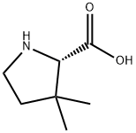 L-Proline, 3,3-dimethyl- Struktur