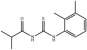 N-{[(2,3-dimethylphenyl)amino]carbonothioyl}-2-methylpropanamide Struktur