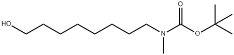 Carbamic acid, (8-hydroxyoctyl)methyl-, 1,1-dimethylethyl ester Struktur