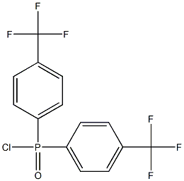 Phosphinic chloride, bis[4-(trifluoromethyl)phenyl]- Struktur