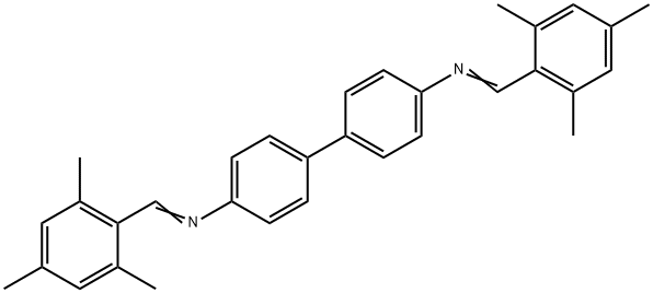 N,N'-bis(mesitylmethylene)-4,4'-biphenyldiamine Struktur