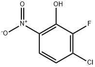 Phenol, 3-chloro-2-fluoro-6-nitro- Struktur