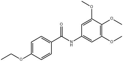 4-ethoxy-N-(3,4,5-trimethoxyphenyl)benzamide Struktur