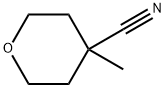 4-METHYLTETRAHYDRO-2H-PYRAN-4-CARBONITRILE Struktur