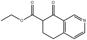 ETHYL 8-OXO-5,6,7,8-TETRAHYDROISOQUINOLINE-7-CARBOXYLATE Struktur