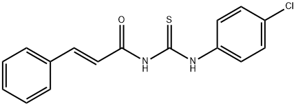 N-{[(4-chlorophenyl)amino]carbonothioyl}-3-phenylacrylamide Struktur