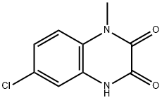 6-CHLORO-1-METHYLQUINOXALINE-2,3(1H,4H)-DIONE Struktur