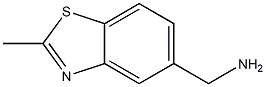 (2-methyl-1,3-benzothiazol-5-yl)methanamine Struktur