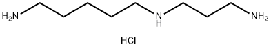 N1-(3-AMINOPROPYL)PENTANE-1,5-DIAMINE 3HCL Struktur