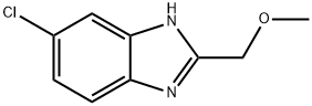 5-chloro-2-(methoxymethyl)-1H-benzimidazole Struktur