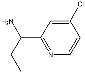 1-(4-chloropyridin-2-yl)propan-1-amine Struktur