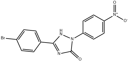 5-(4-BROMOPHENYL)-2-(4-NITROPHENYL)-1H-1,2,4-TRIAZOL-3(2H)-ONE Struktur