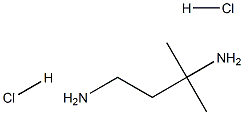 3-Methylbutane-1,3-diamine dihydrochloride Struktur