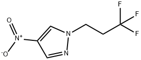 4-nitro-1-(3,3,3-trifluoropropyl)-1H-pyrazole Struktur