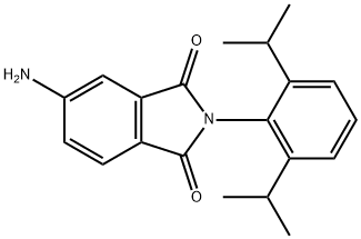 1H-Isoindole-1,3(2H)-dione, 5-amino-2-[2,6-bis(1-methylethyl)phenyl]- Struktur