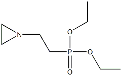 Phosphonic acid,P-[2-(1-aziridinyl)ethyl]-, diethyl ester Struktur