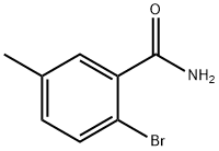 2-Bromo-5-methyl-benzamide Struktur