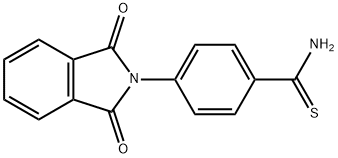 4-(1,3-dioxo-2,3-dihydro-1H-isoindol-2-yl)benzene-1-carbothioamide Struktur