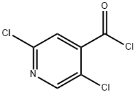 2,5-Dichloropyridine-4-carbonyl chloride Struktur