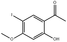 1-(2-Hydroxy-5-iodo-4-methoxy-phenyl)-ethanone Struktur