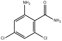 2-AMINO-4,6-DICHLOROBENZAMIDE Struktur