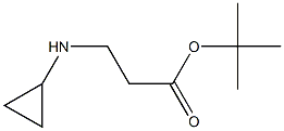 tert-butyl 3-(cyclopropylamino)propanoate Struktur