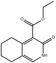 3-Oxo-2,3,5,6,7,8-hexahydro-isoquinoline-4-carboxylic acid ethyl ester Struktur