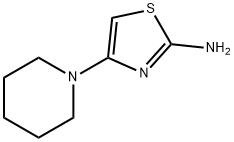 4-piperidin-1-yl-1,3-thiazol-2-amine Struktur