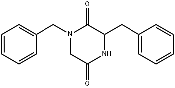 1,3-dibenzylpiperazine-2,5-dione Struktur