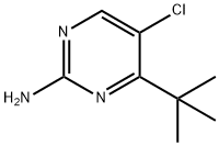 4-(TERT-BUTYL)-5-CHLOROPYRIMIDIN-2-AMINE Struktur