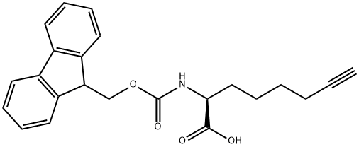 (2S)-2-(Fmoc-amino)-7-octynoic acid Struktur